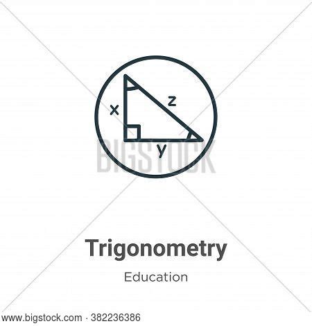 Trigonometry Icon Vector & Photo (Free Trial) | Bigstock