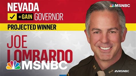 Joe Lombardo Wins Nevada Governor's Race, NBC News Projects - YouTube