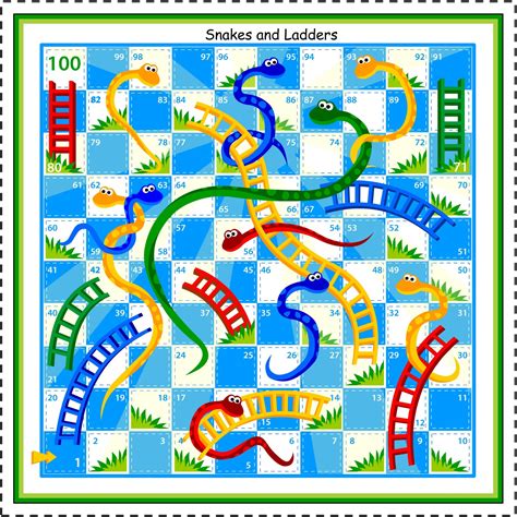 Printable Chutes And Ladders