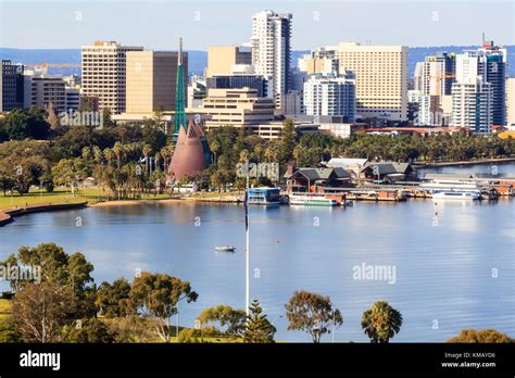 Perth City Skyline Stock Photo - Alamy