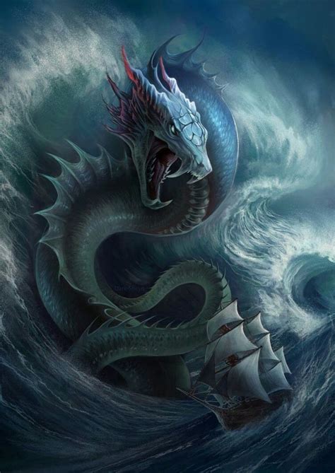 leviathan - Buscar con Google | Sea monster art, Sea monsters, Mythical creatures art