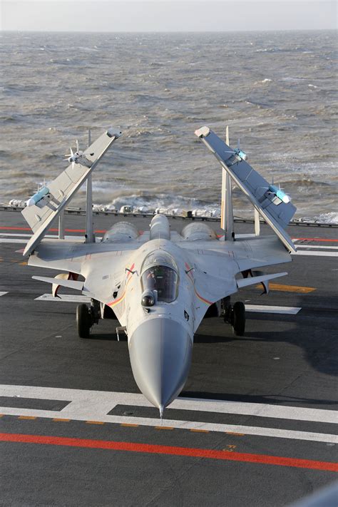 Chinese Navy Shenyang J-15 "Flying Shark" [2000x3000] : MilitaryPorn