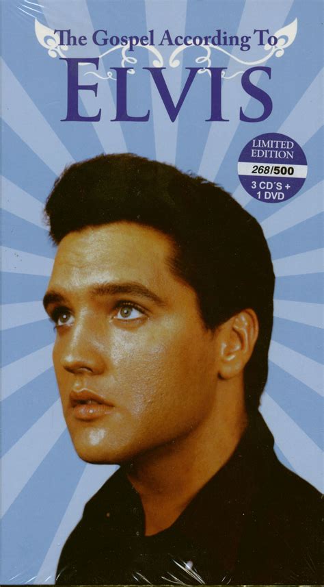 Elvis Presley CD: The Gospel According To Elvis (4-CD) - Bear Family ...