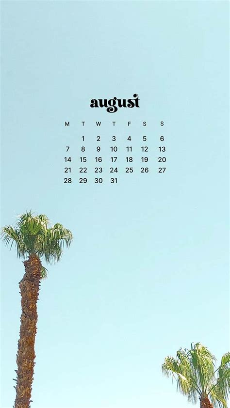 August 2023 wallpapers – 40 FREEBIES for desktop & phones! | August wallpaper, Calendar ...