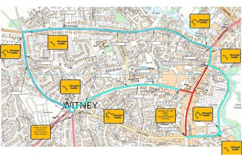 Witney town centre modified map-2 | West Oxfordshire District Council News