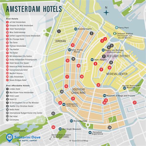 Amsterdam Hotel Map - Updated for 2020