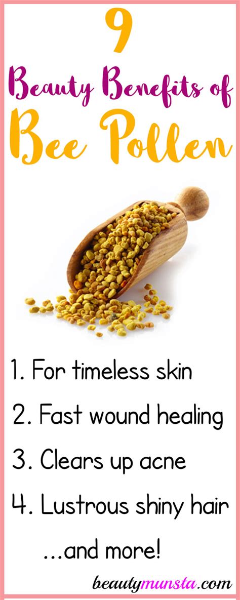 9 Magical Beauty Benefits of Bee Pollen for Skin, Hair & More - beautymunsta