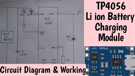 How TP4056 Li ion Battery Charger works Circuit Diagram &Working ...