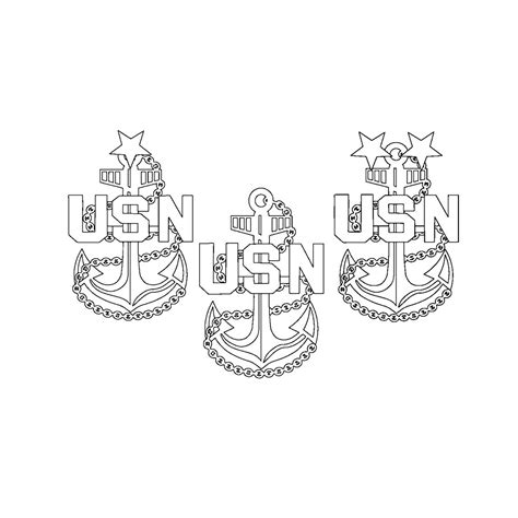 Navy Chief Petty Officer Insignia Collection - Etsy