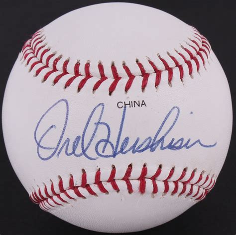 Orel Hershiser Signed Dodgers Logo Baseball (JSA COA) | Pristine Auction