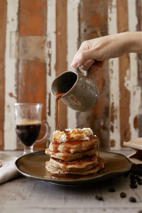 Mouthwatering Coffee Pancakes With Espresso and Vanilla Cream Whip - Fresh Mommy Blog