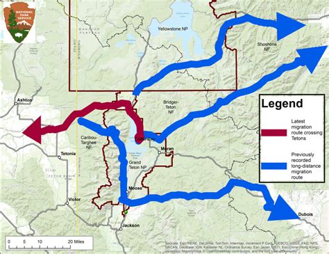 New Mule Deer Migration Route over Teton Range - Grand Teton National ...