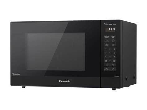 Panasonic 1.2 Cubic Feet Countertop Microwave Oven w/ Inverter Technology, Black (NN-SN66KB ...