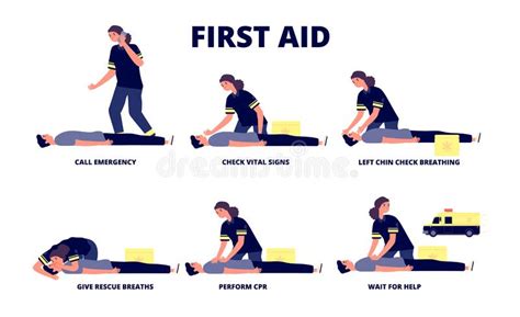 First Aid Recovery Position Stock Illustrations – 121 First Aid ...