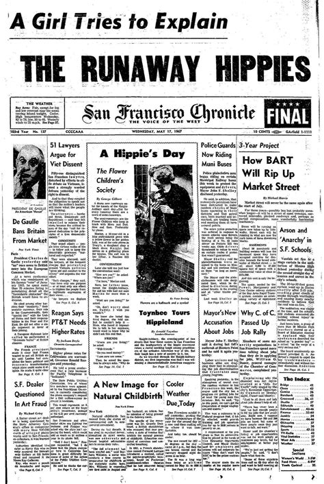 Chronicle Covers: Quirky SF captured in one 1960s front page