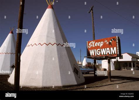 Holbrook Arizona USA Wigwam Motel Teepee Stock Photo - Alamy