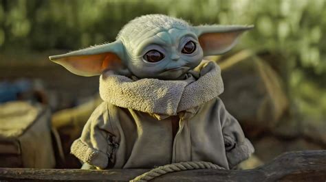 Cute Grogu Wallpaper ~ Baby Yoda / Baby Grogu 💚☕️ | goawall