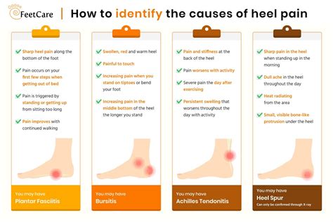 Foot Heel Pain Diagnosis Chart