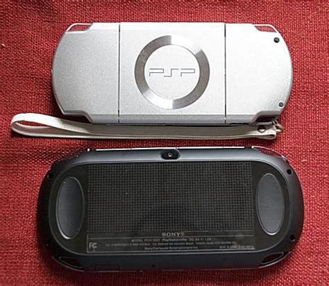 PSP and PS Vita Side by Side