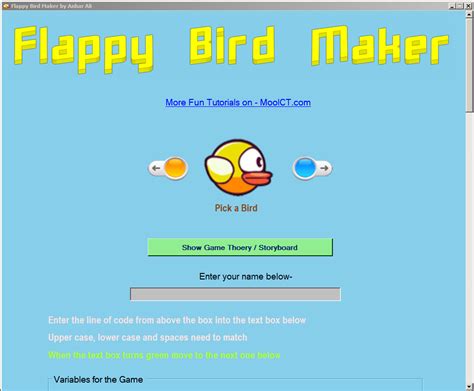 Flappy Bird Maker – Learning how to code by coding flappy bird | Moo ICT – Project Based Tutorials