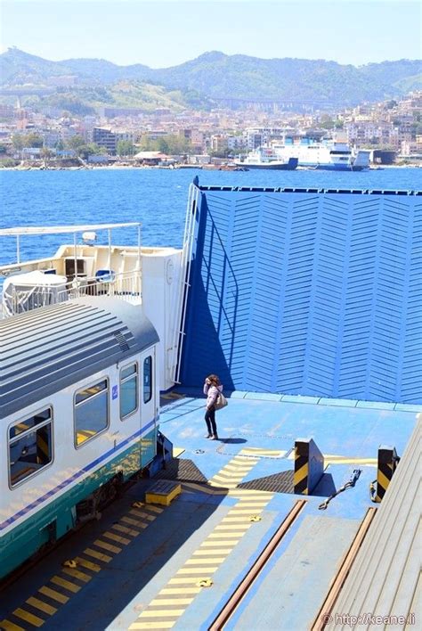 Going Across the Strait of Messina… on a Train… in a Boat (video) | Villa san giovanni, Sicily, Boat