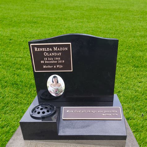 Cremation Memorials and Plaques Gallery - Stonefixa South Auckland