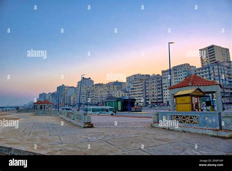 Alexandria beach, Egypt Taken @Alexandria, Egypt Stock Photo - Alamy