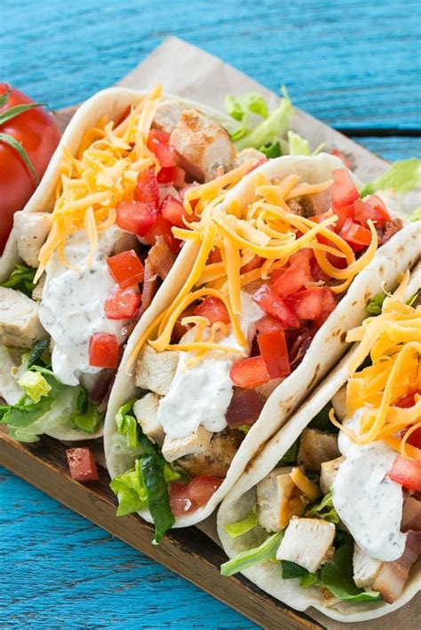 Chicken Ranch Tacos - Dinner at the Zoo