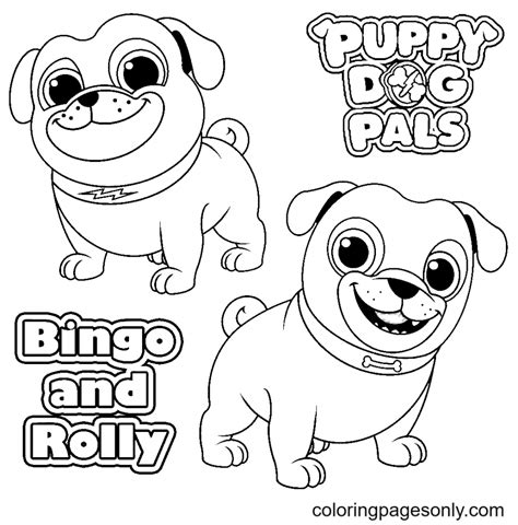 Puppy Dog Pals Coloring Pages