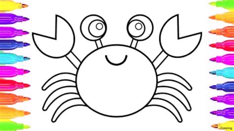 Crab Drawing For Kids at GetDrawings | Free download