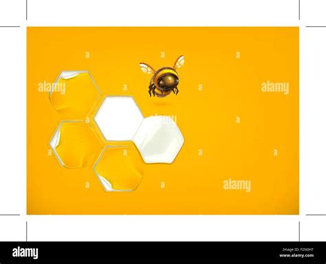 Honeycomb background vector Stock Vector Image & Art - Alamy