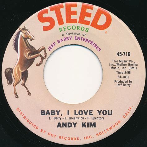 Andy Kim - Baby, I Love You (1969, Vinyl) | Discogs