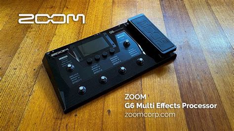 ZOOM: G6 Multi-Effects Processor - YouTube