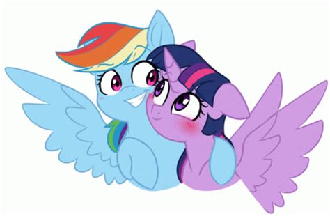 Twilight Sparkle Rainbow Dash GIF - Twilight Sparkle Rainbow Dash Cute ...