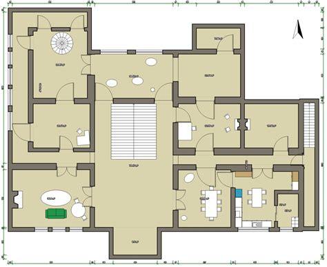 Floor plan of Hill House, ground level : r/HauntingOfHillHouse