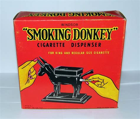 Vintage Windsor "Smoking Donkey" Novelty Cigarette Dispens… | Flickr