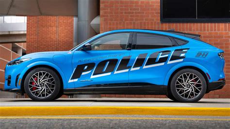 Ford Mustang Mach-E As A Police Car