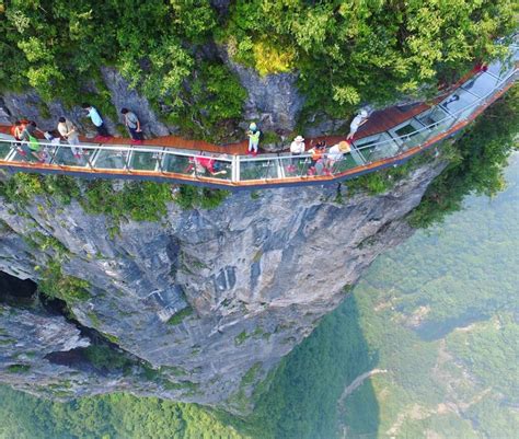 Ruyi Bridge di China, Jembatan Transparan Bergelombang