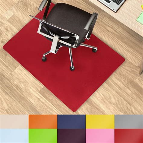 Chair Mat for Hard Floors | Polypropylene Chair Floor Protector | Red ...