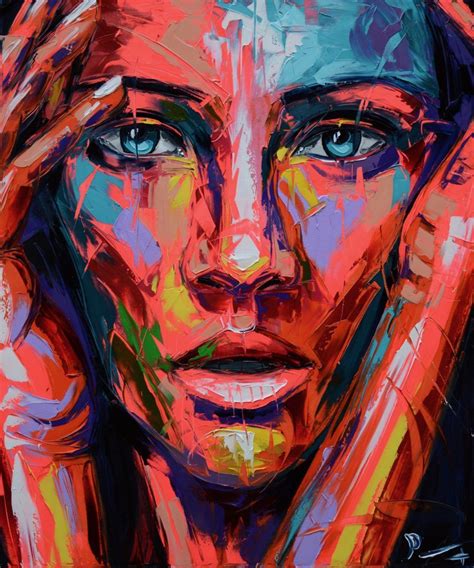 FACES VI | Vassilis Antonakos ART | Abstract portrait painting ...