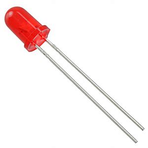 5 Pcs 5mm Red LED Light Emitting Diode - Electronic Components ...