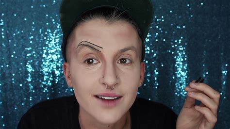 Drag King Makeup Tutorial: Base, Contouring and Brows by Hugo Grrrl - YouTube