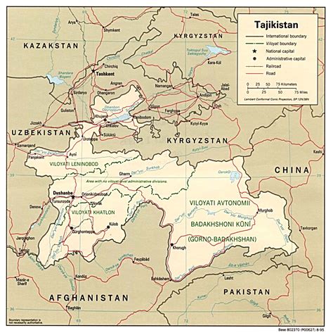 Tajikistan Maps - Perry-Castañeda Map Collection - UT Library Online