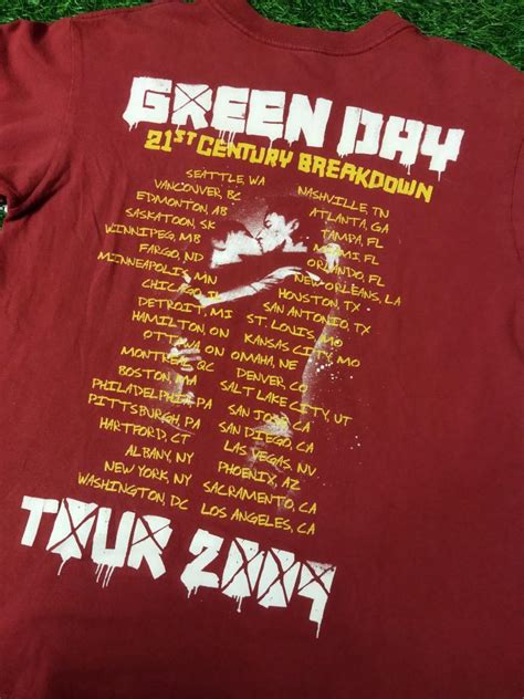 Green day 21st century breakdown tour, Men's Fashion, Tops & Sets ...