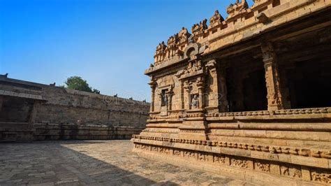 Ancient Shiva Temple of Dharasuram, a Unesco Heritage Site, Tamil Nadu ...