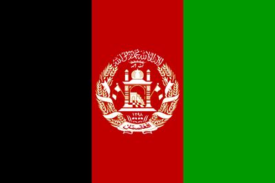 Afghanistan flag vector - Country flags