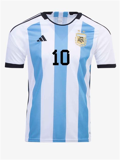 Argentina Home Lionel Messi Jersey 2022 World Cup Player