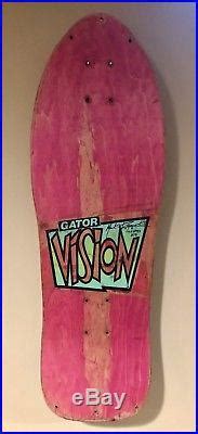 Vision Gator Mark Rogowski Skateboard Deck 1988 Vintage Original Swirl Shapes OG | Vintage ...