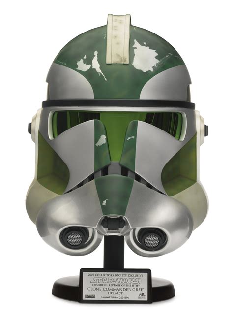 (#14) Star Wars Revenge of the Sith Clone Commander Gree helmet, Master ...