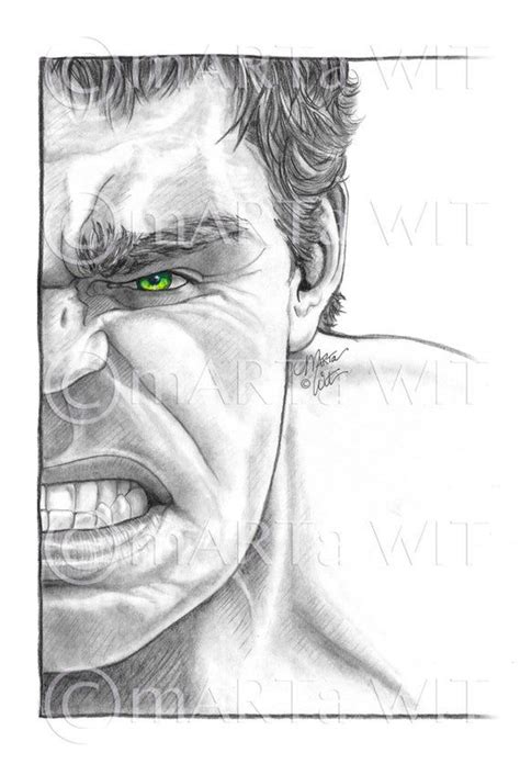 MARVEL17 Fan Art Print the HULK - Etsy | Marvel art drawings, Hulk art ...